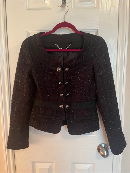 White House Black Market Jackets & Blazers - White House Black Market Tweed Sparkle Blazer